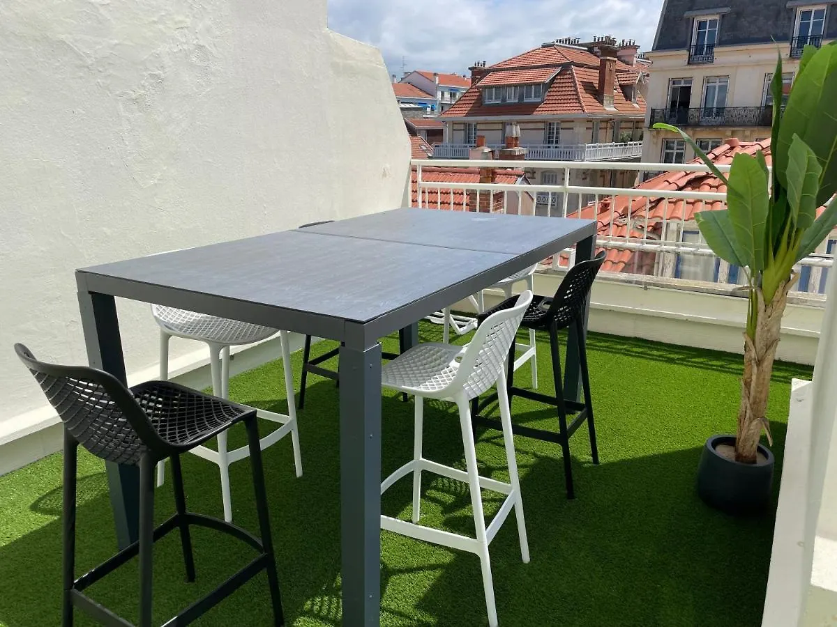 T3 Bis - 4 Etoiles Rooftop Et Vue Mer - Bellevue Biarriz Apartamento