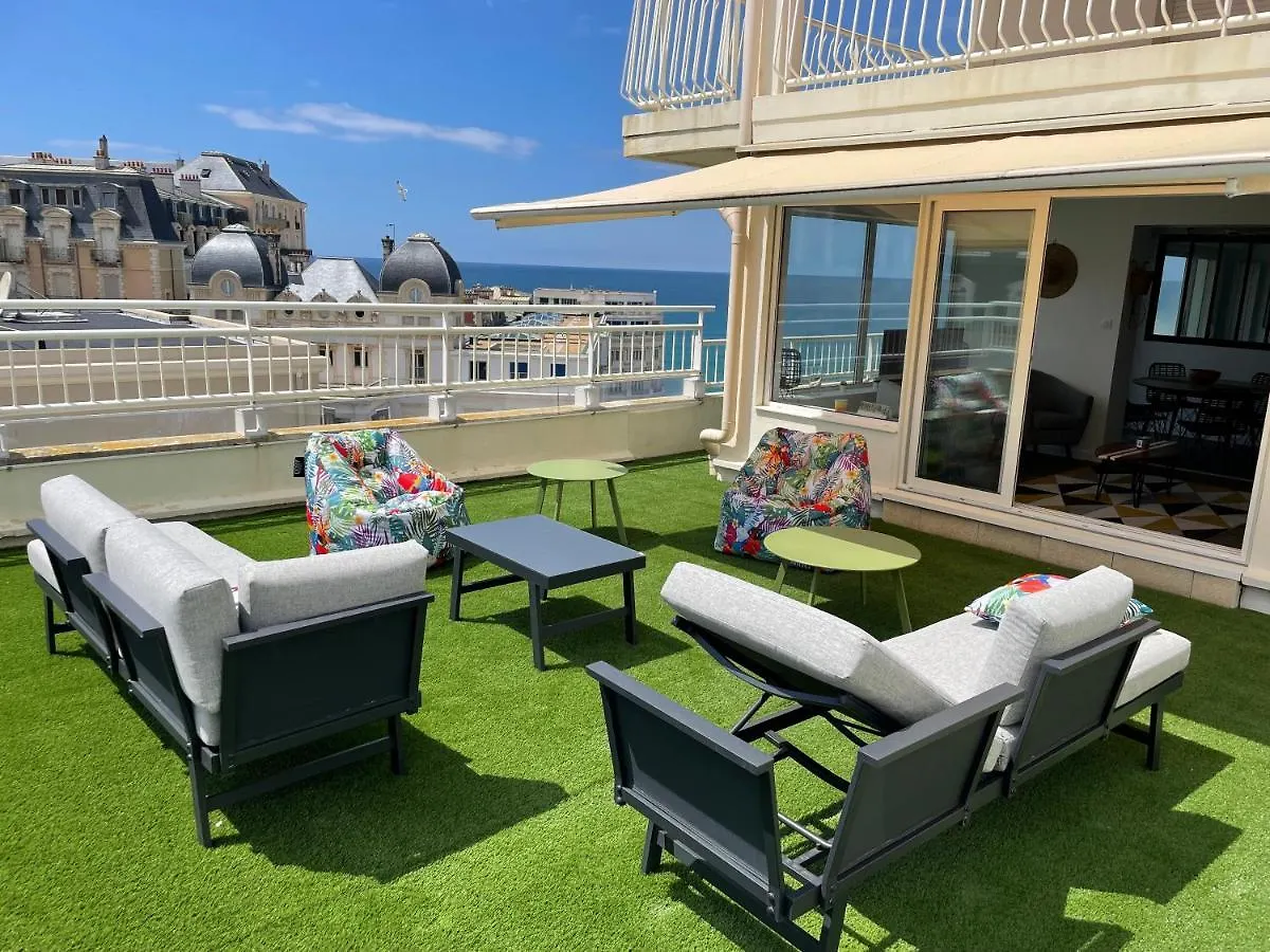 T3 Bis - 4 Etoiles Rooftop Et Vue Mer - Bellevue Biarriz